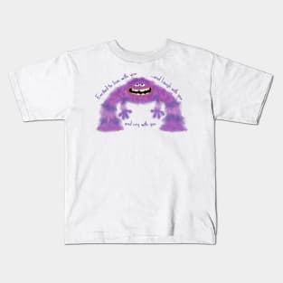 Art - MU - live with you, laugh with you, cry with you Kids T-Shirt